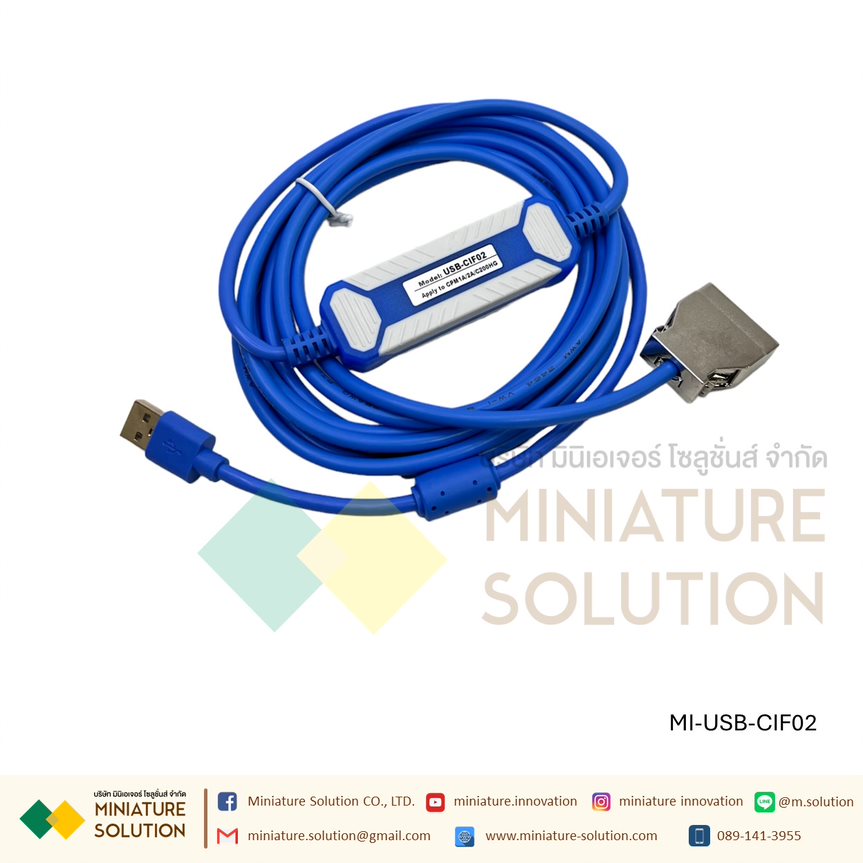 สายลิ้งค์ PLC OMRON CPM1A CPM2A C200HX HG HE ออมรอน USB-CIF02