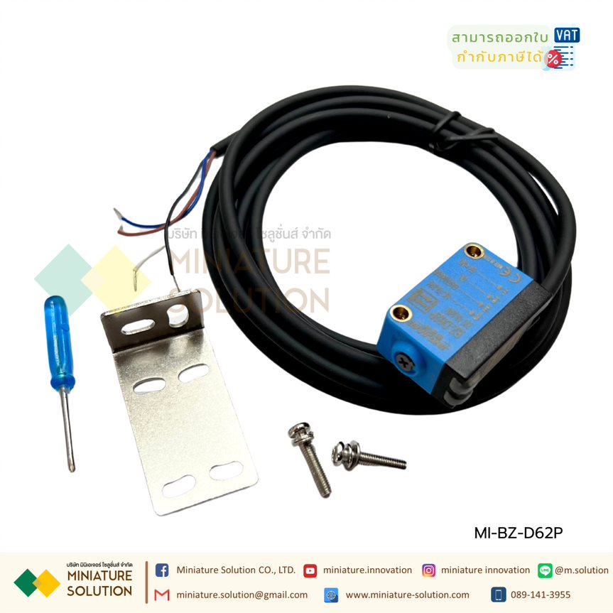 JINGJIAKE BZ-D62 NPN/ BZ-D62 PNP Reflective Photoelectric Sensor Detecting Range 40~600mm, 12~24VDC BZ E3Z-D61 R61 T61 เซนเซอร์ตรวจจับวัตถุ