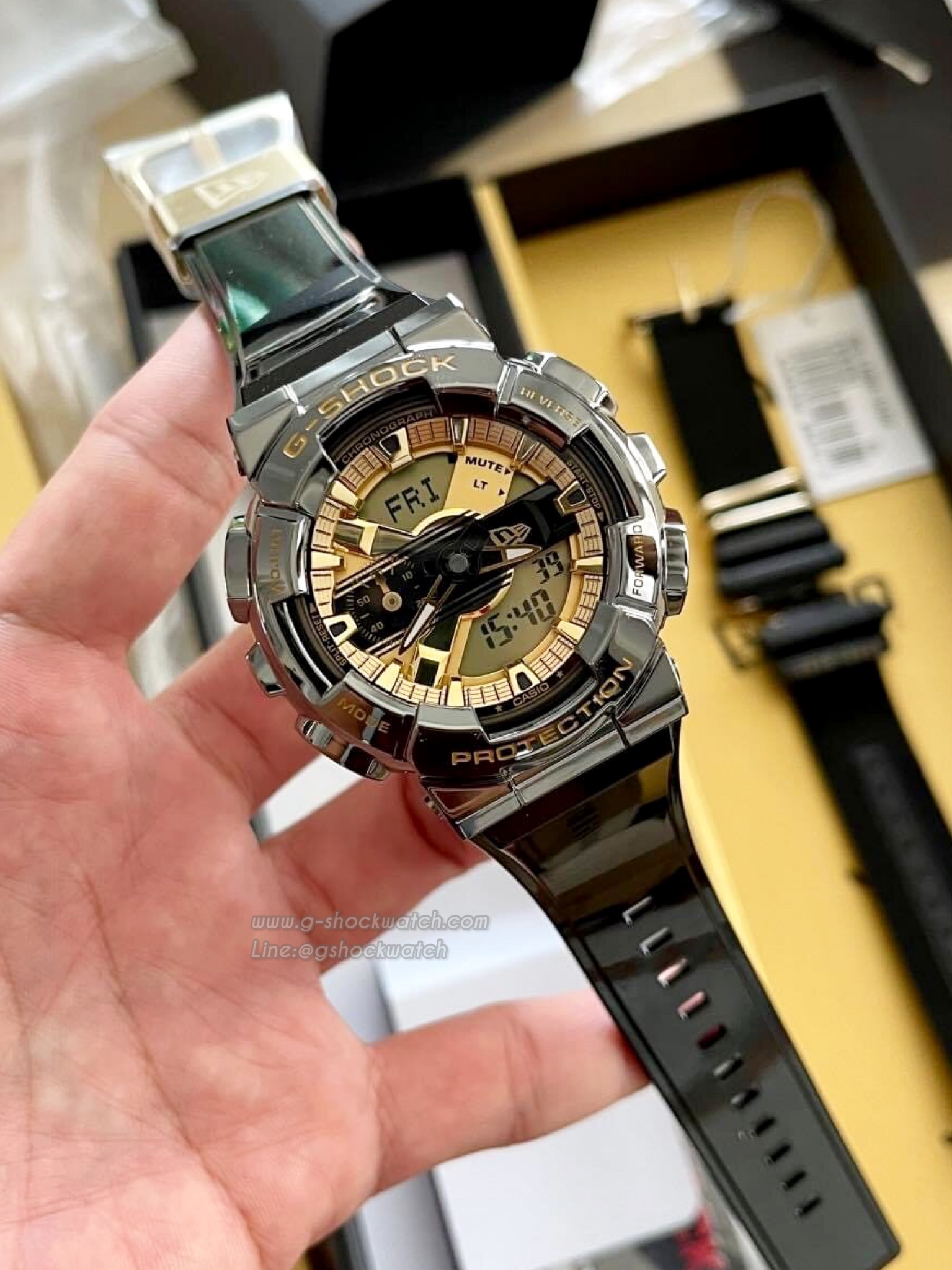 CASIO G-SHOCK นาฬิกาข้อมือ นาฬิกากันน้ำ นาฬิกาของแท้ ประกันศูนย์ CMG 1 ปี รุ่น GM-110NE-1A LIMITED EDITION