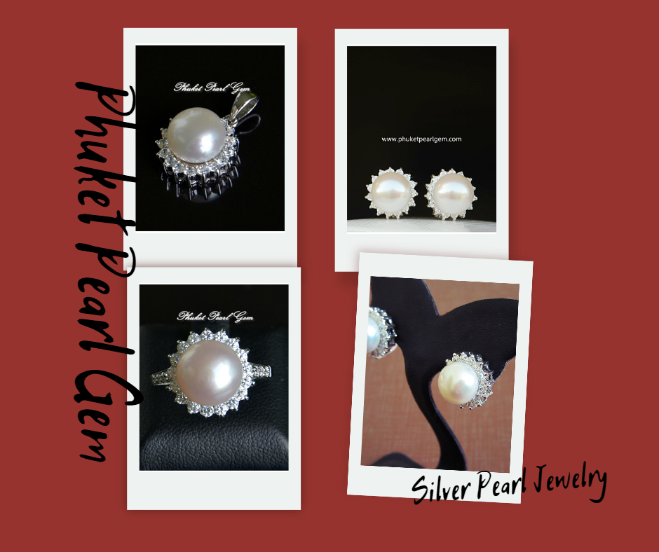 Sterling Silver Huge White Pearl Elegance Pendant