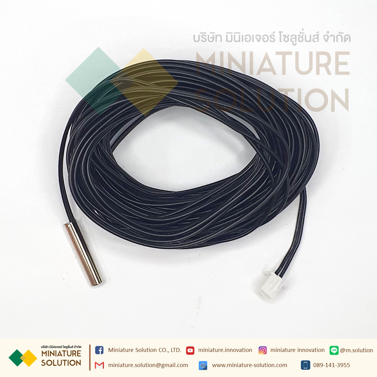 NTC Temperature Sensor Board MODBUS RTU เซ็นเซอร์การวัดอุณหภูมิ NTC 10K (Sensor with NT18B07)