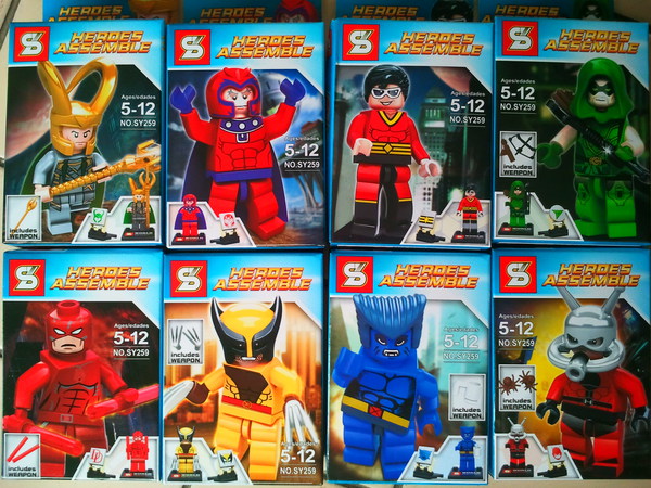เลโก้จีน SY259 super heroes