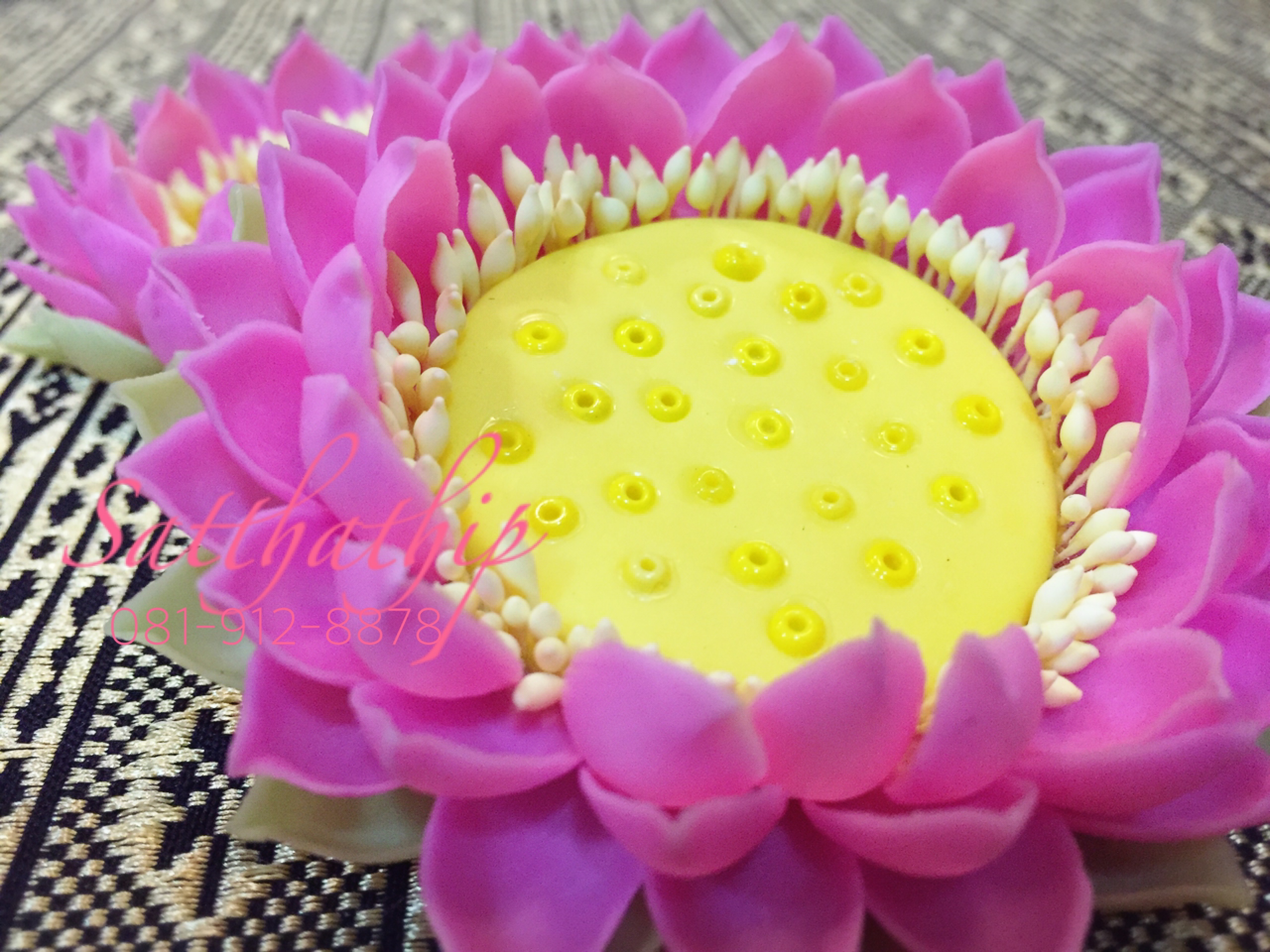 ถาดบัว ประดิษฐ์จากดิน - ฐานบัว ประดิษฐ์จากดิน - พานบัว ประดิษฐ์จากดิน - ถาดบัวดินปั้น - ฐานบัวดินปั้น - พานบัวดินปั้น -Tray