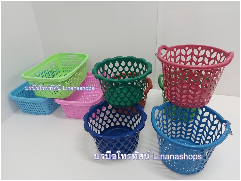 ตะกร้าผ้า ใส่เสื้อผ้า ตะกร้าผ้าอ้อม ตะกร้าแยกผ้าก่อนซัก
