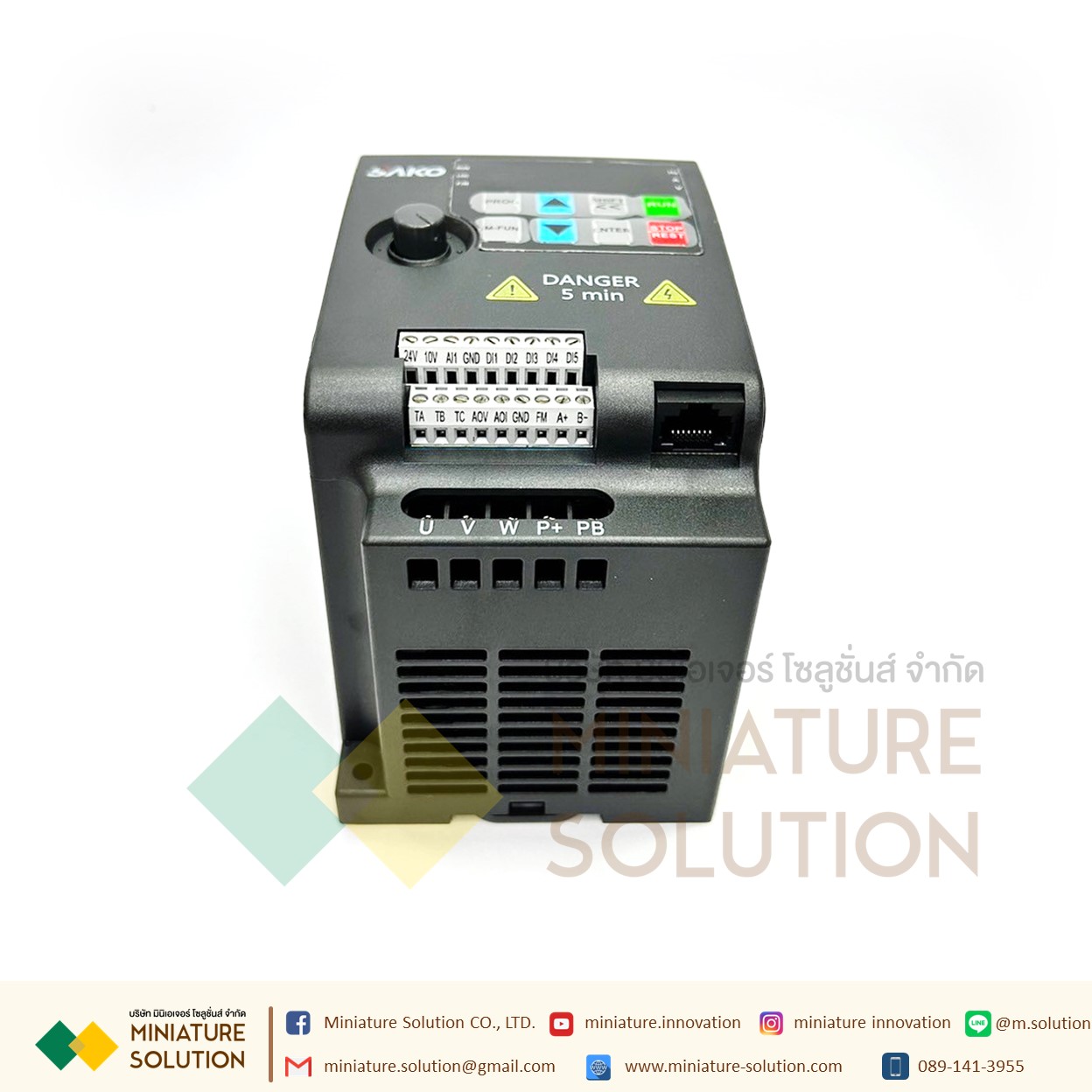 SAKO SKI780 1.5Kw Mini Vfd อินเวอร์เตอร์แปลงความถี่ตัวแปลงสําหรับมอเตอร์ 380VAC -> 380VAC