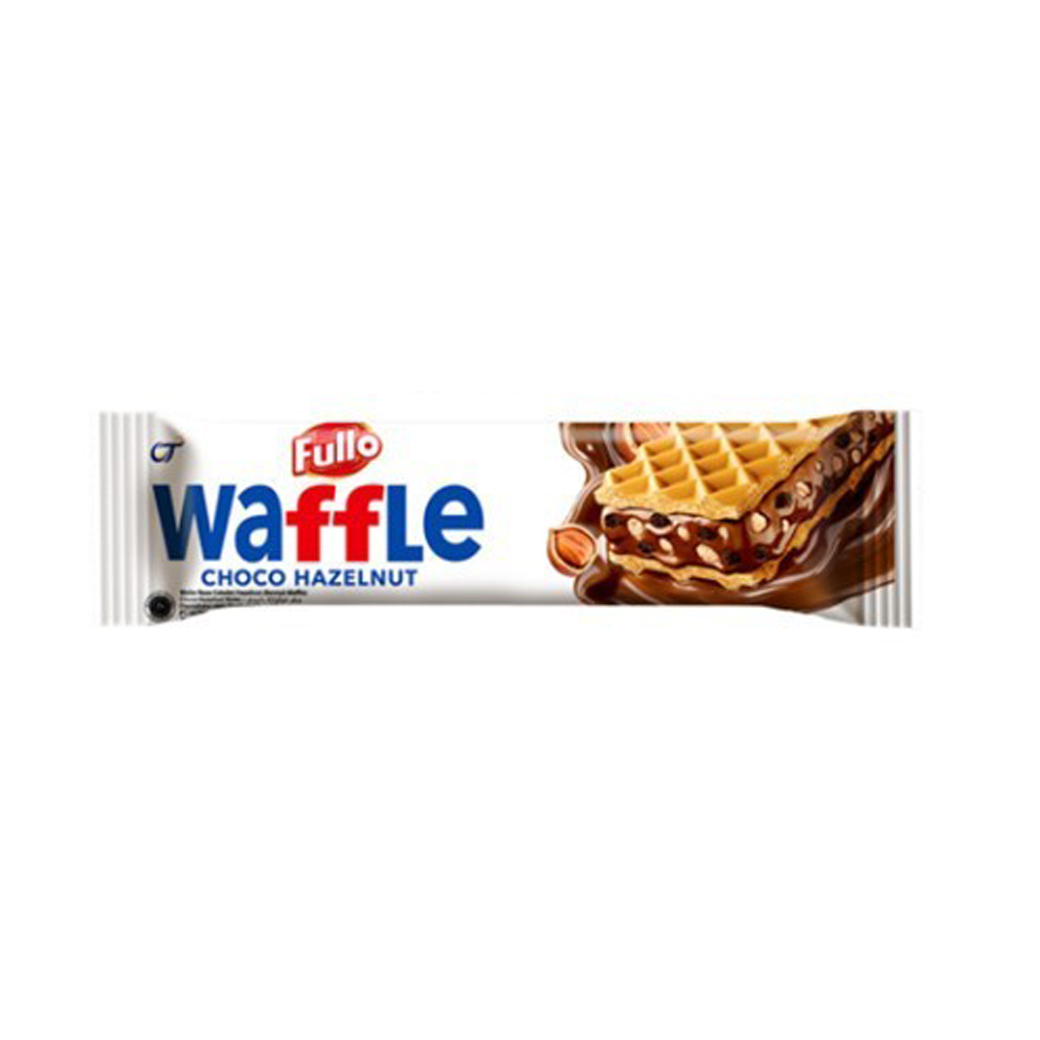 ฟลูโล วาฟเฟิล ช็อคโกแลต ฮาเซลนัท Fullo Waffle Chocolate Hazelnut 19 g. x 12 ซอง (05-8570)