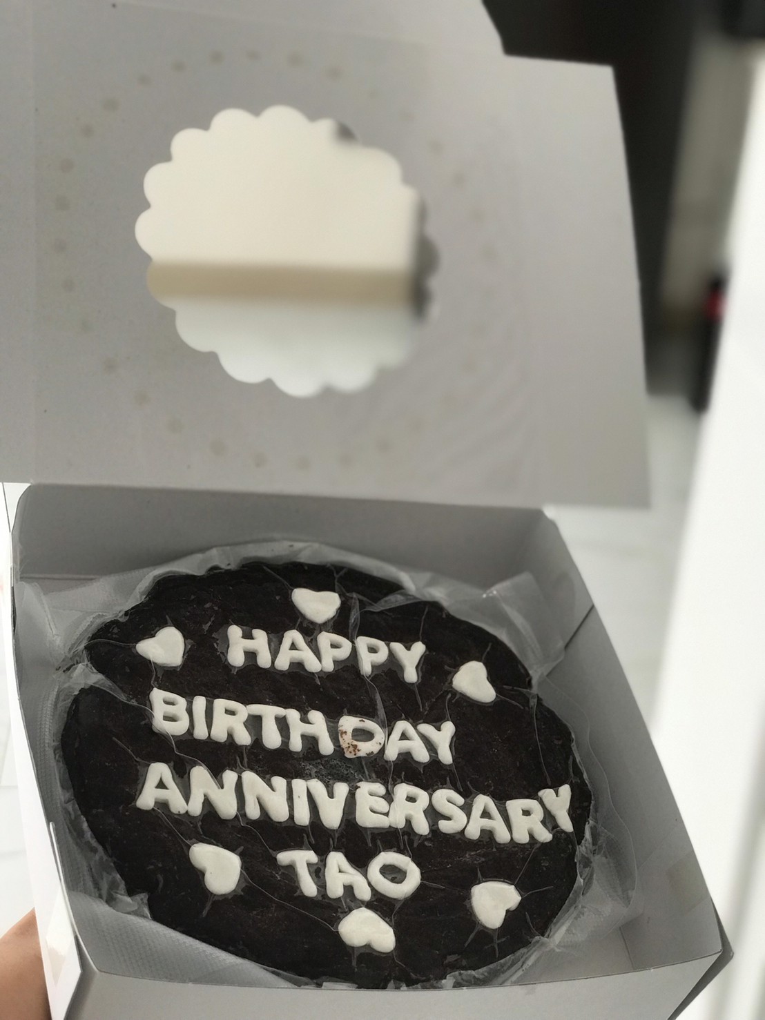 เค้กบราวนี่แบบปอนด์ออกแบบหน้าเค้กได้เอง DIY ถูกที่สุด Cake brownie DIY