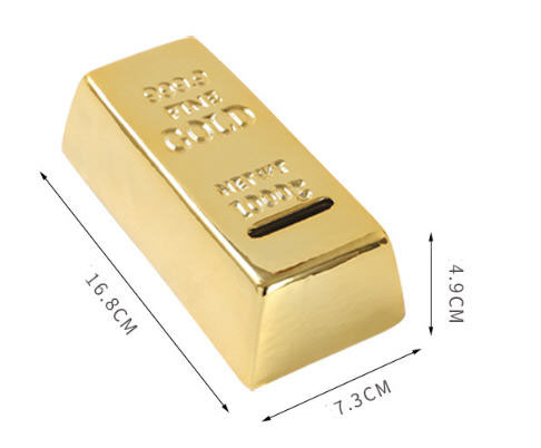 กระปุกออมสินทองแท่ง