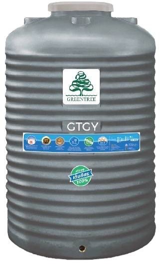 ถังเก็บน้ำบนดินPE กรีนทรี GT-GRAY รุ่น GTGY-1500