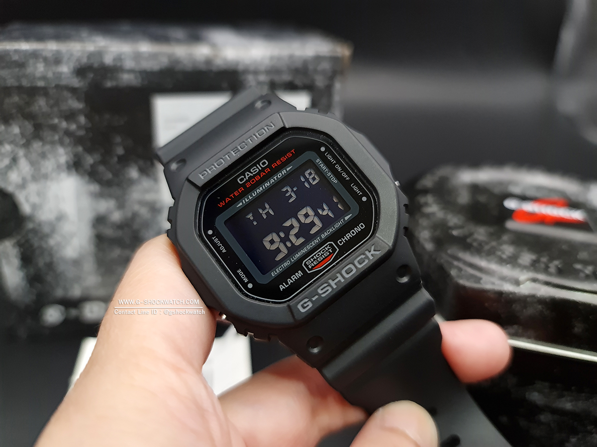 CASIO G-SHOCK นาฬิกาข้อมือ นาฬิกากันน้ำ นาฬิกาของแท้ ประกันศูนย์ CMG 1 ปี รุ่น DW-5600HR-1D