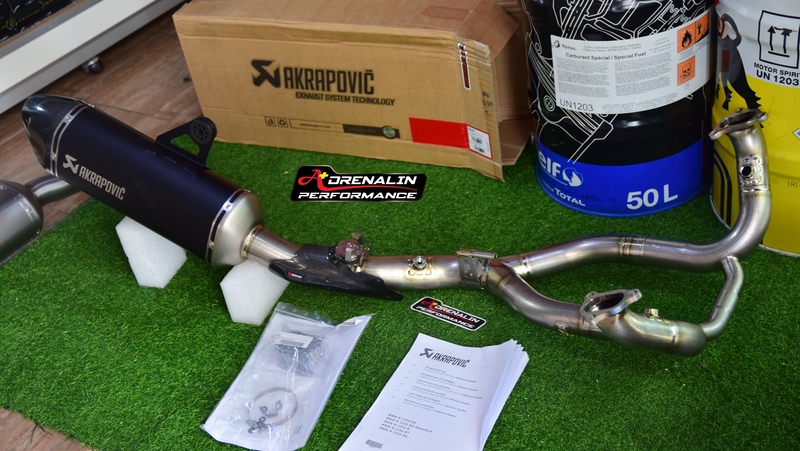 ท่อ Akrapovic ปลายดำ สำหรับ R1250GS GSA ปี 2021+ (For Exhibition only)