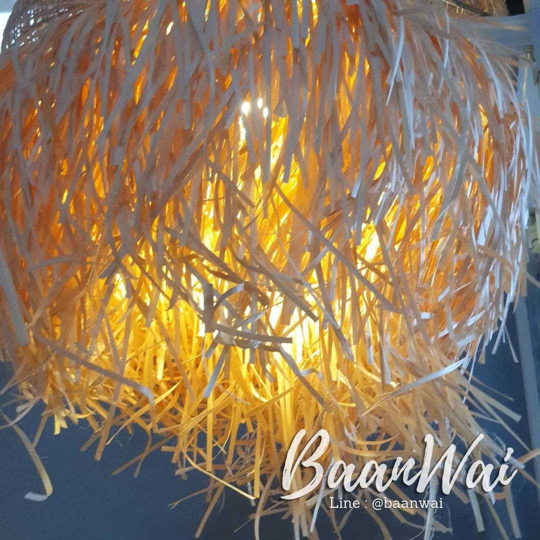 โคมไฟสาน สไตล์ฮาวาย ขนาด 50 * 40 cm