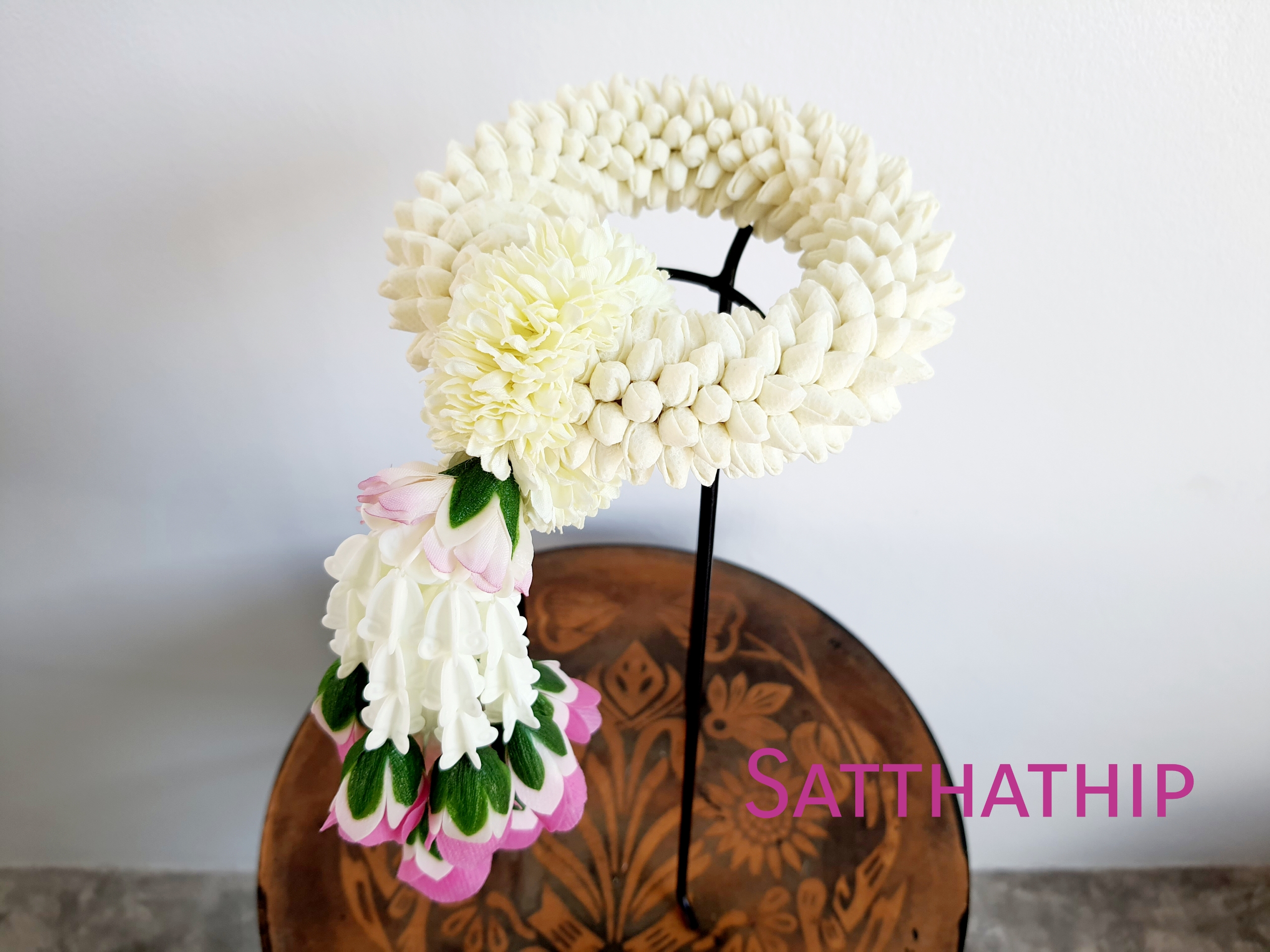 พวงมาลัยดอกมะลิ - พวงมาลัยดอกมะลิประดิษฐ์ - พวงมาลัยประดิษฐ์