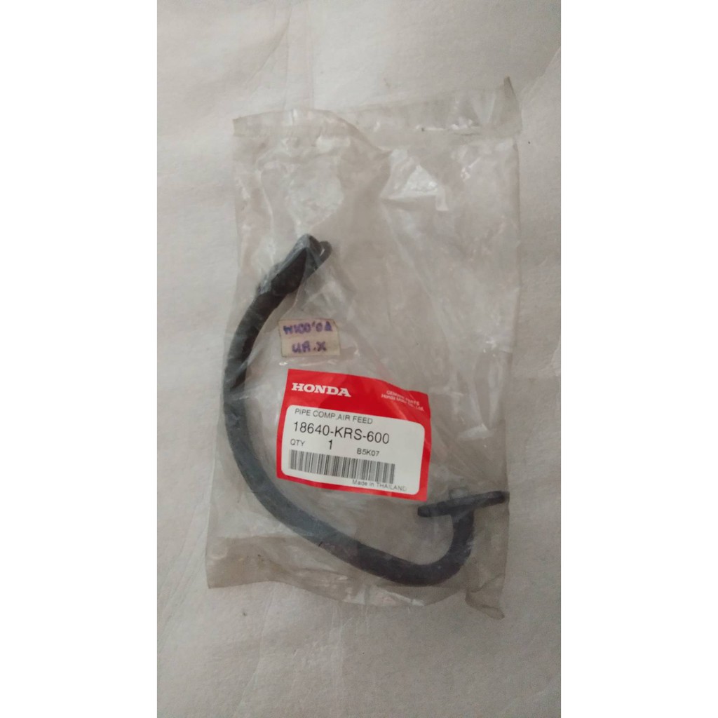18640-KRS-600 ท่ออากาศ WAVE100 , WAVE100S 2005 อะไหล่แท้ HONDA