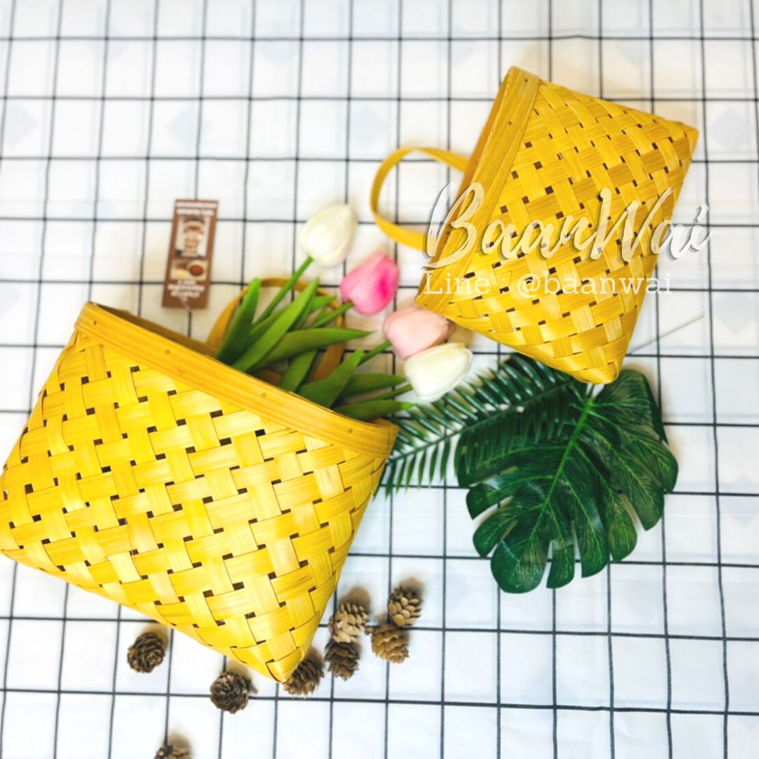 ซองไม้สาน ซองไม้สานทรงเหลี่ยม ซอง...