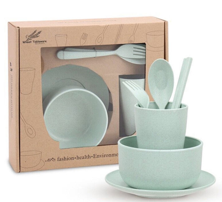 ชุดชามช้อนส้อมจานแก้วน้ำ,ชุดของที่ระลึก,ชุดช้อนจานแก้ว6ชิ้น,ชุดช้อนส้อม