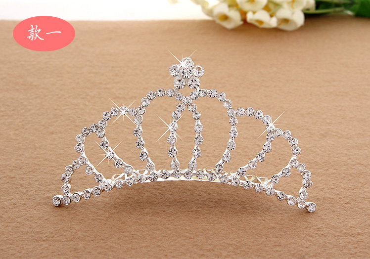 มงกุฎเพชร สีขาว แบบที่ 1 ของจริงสวยมาก(พร้อมส่ง)