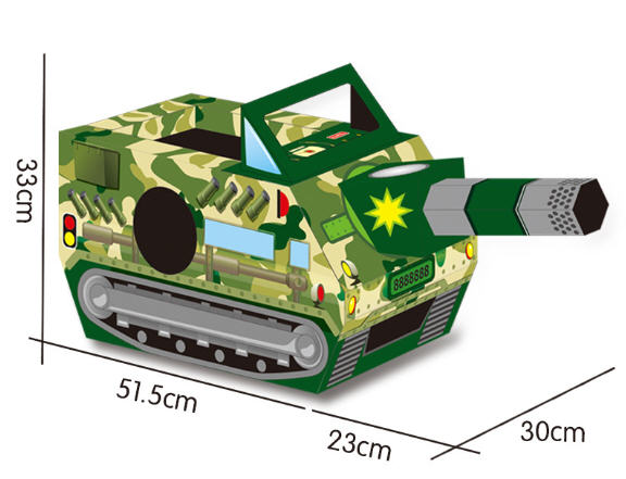 โมเดลรถถังกระดาษ,โมเดลรถตักดินกระดาษ,กระดาษรถถัง,ของเล่นลังกระดาษ,ของเล่นเด็กDIY