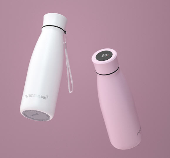 กระบอกน้ำสแตนเลส,กระบอกน้ำบอกอุณหภูมิ,400ml,500ml