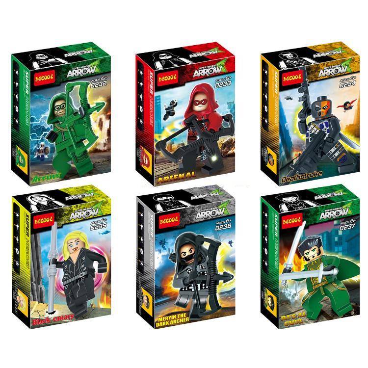 เลโก้จีน Decool0232-0237 ชุด Green Arrow