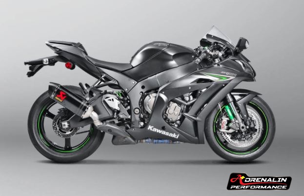 ท่อ Akrapovic carbon + link pipe ไทเท สำหรับ zx10 ปี 2016+ (For Exhibition only)