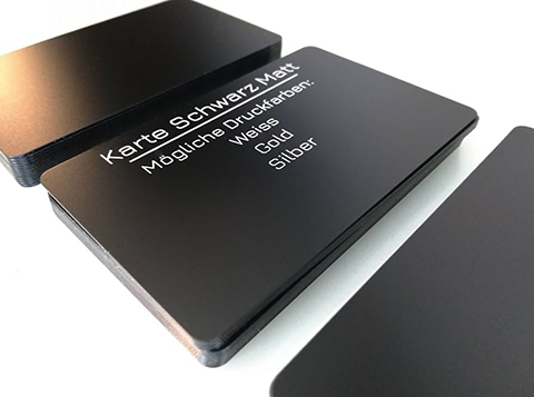 บัตร Pvc เคลือบฟิล์มด้านเนียน