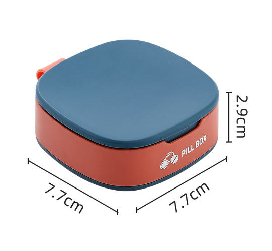 กล่องใส่ยา,กล่องใส่ยาพกพา,กล่องใส่ยา4ช่อง