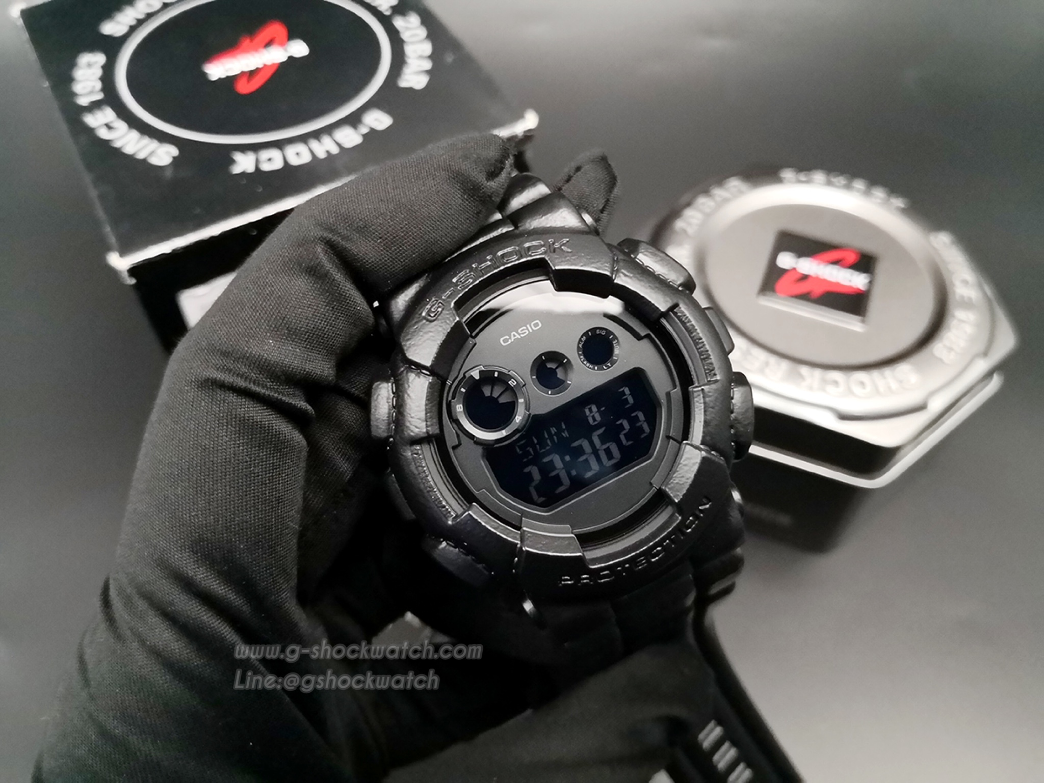 CASIO G-SHOCK นาฬิกาข้อมือ นาฬิกากันน้ำ นาฬิกาของแท้ ประกันศูนย์ CMG 1 ปี รุ่น GD-120BT-1D