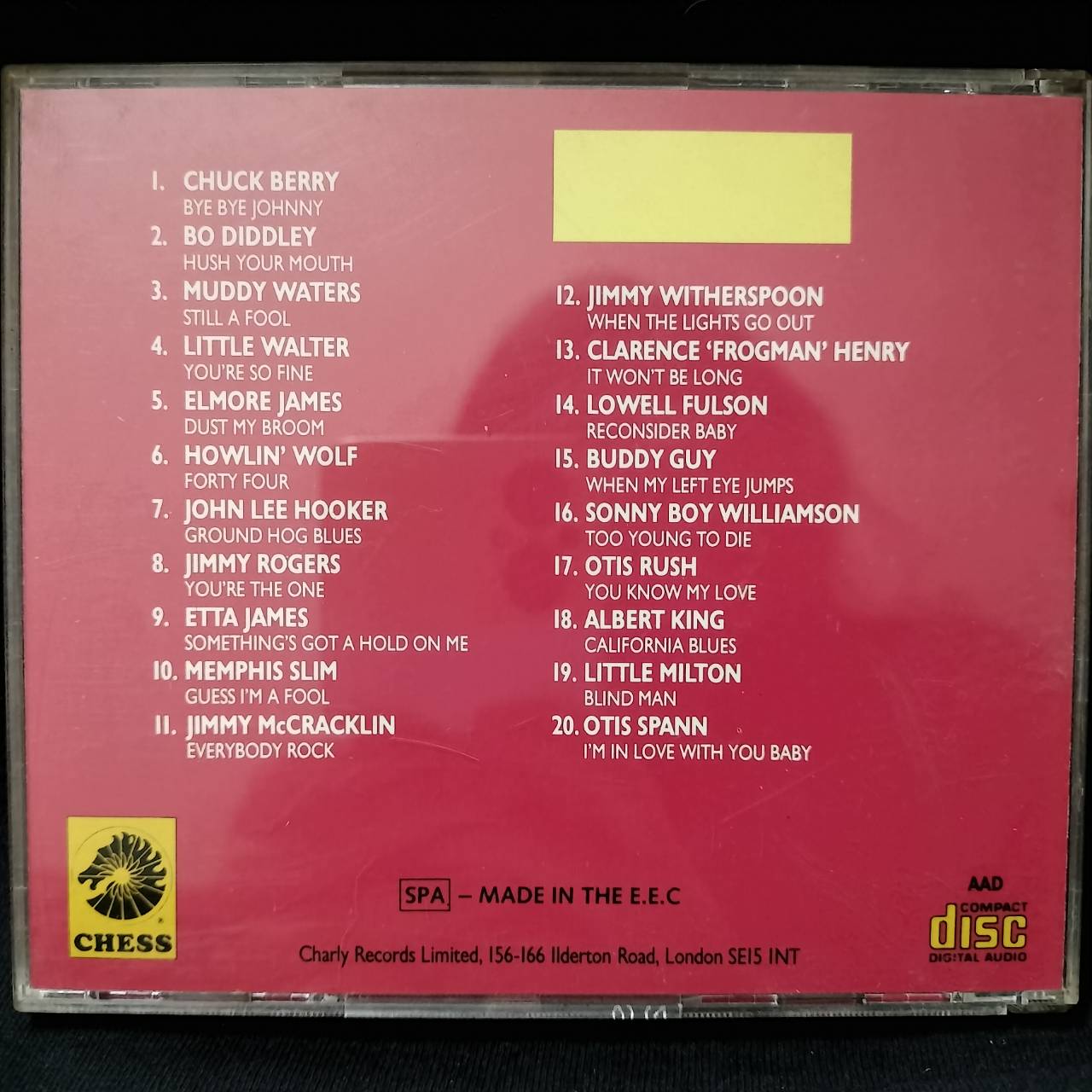 Various – The Incredible Chess CD / EEC / แผ่นดี