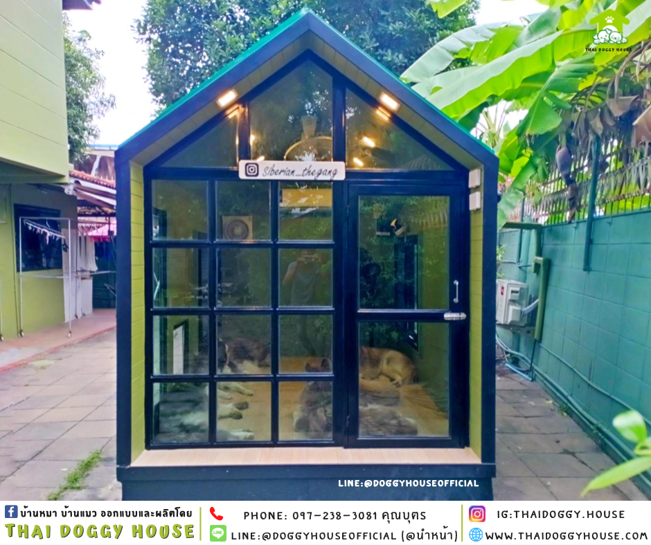 บ้านหมา รองรับการติดแอร์ แบบบ้าน 𝑵𝒐𝒓𝒅𝒊𝒄 𝒔𝒕𝒚𝒍𝒆