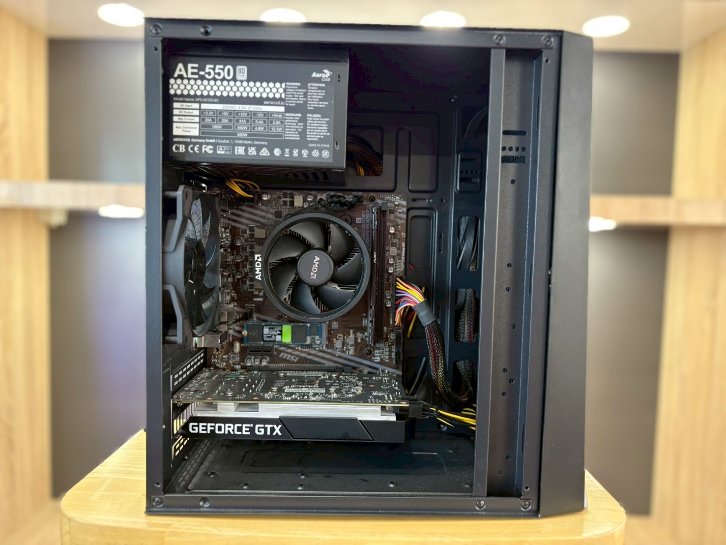 PC ประกอบ Ryzen 5 4600G / GTX 1650 / RAM 16GB / SSD 500GB