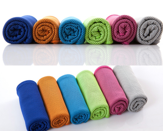 ผ้าเย็นซับเหงื่อสำหรับออกกำลังกาย,ผ้าเย็น,ผ้าซับเหงื่อ,สกรีนโลโก้