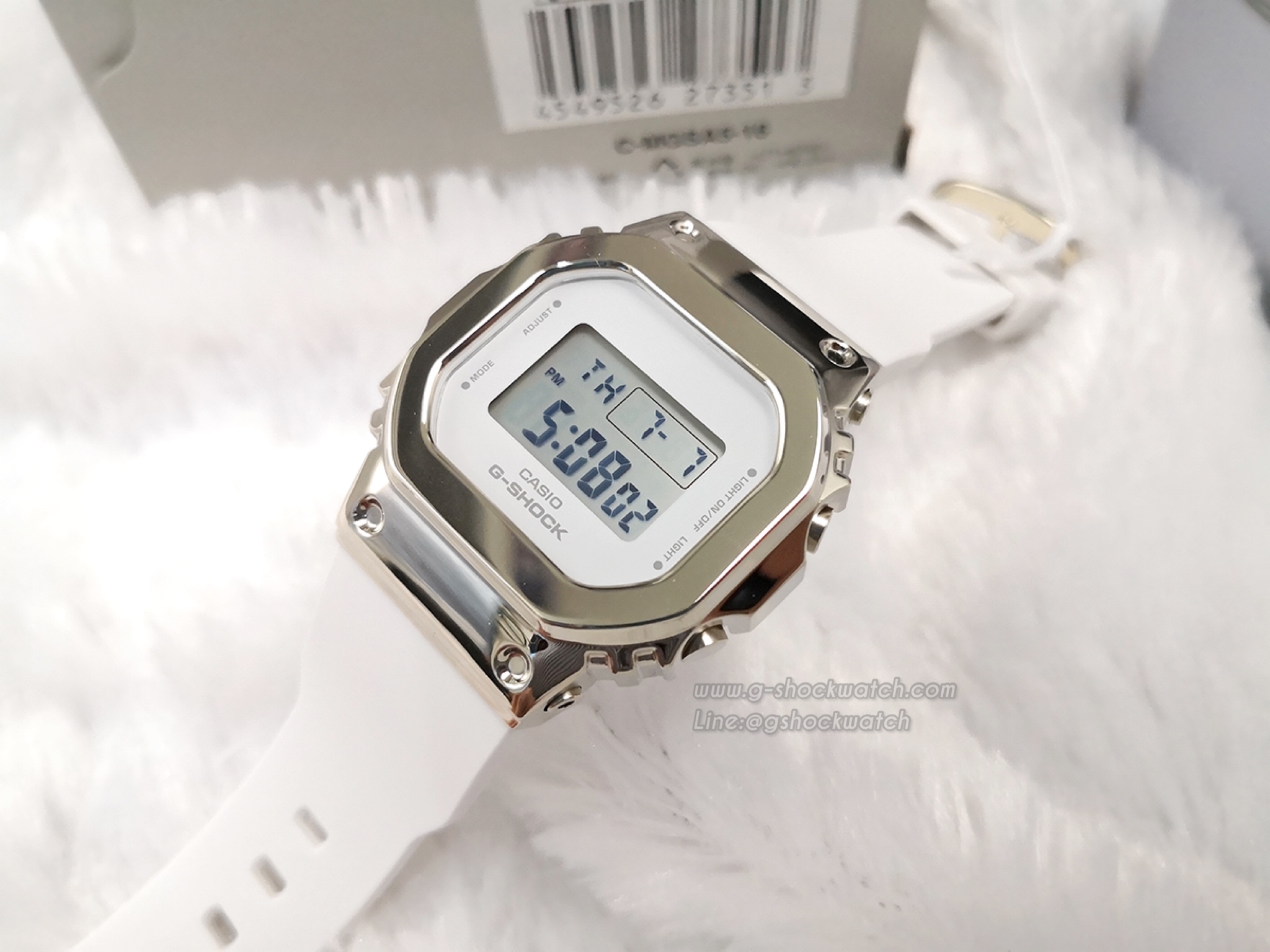 CASIO G-SHOCK นาฬิกาข้อมือ นาฬิกากันน้ำ นาฬิกาของแท้ ประกันศูนย์ CMG 1 ปี รุ่น GM-S5600G-7