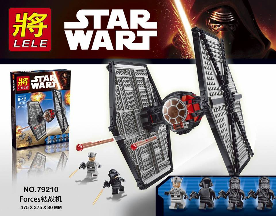 เลโก้จีน LELE 79210 ชุด Starwars ยาน Tie Fighter