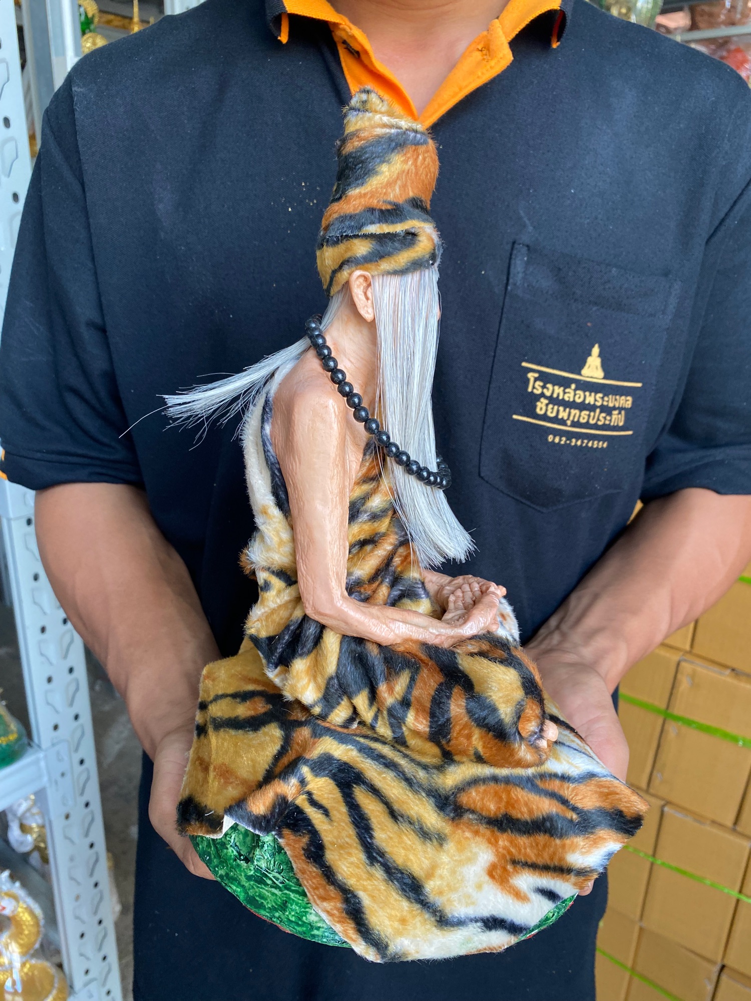 ฤาษีนารอด สูง12นิ้ว เนื้อไฟเบอร์กลาส