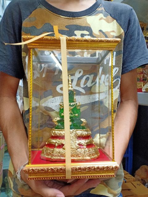 พระเเก้วมรกต พระพุทธชินราช พร้อมตู้กระจก ของขวัญ ของฝาก