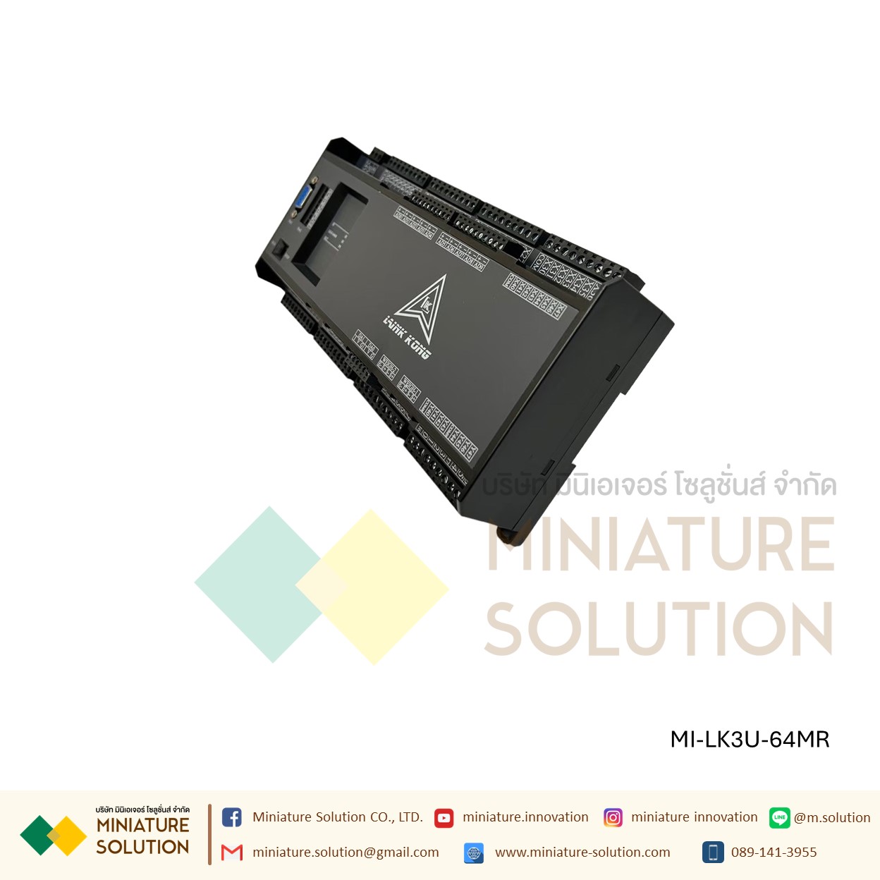 PLC LK3U-64MR-10AD-2DA Mitsu GXwork