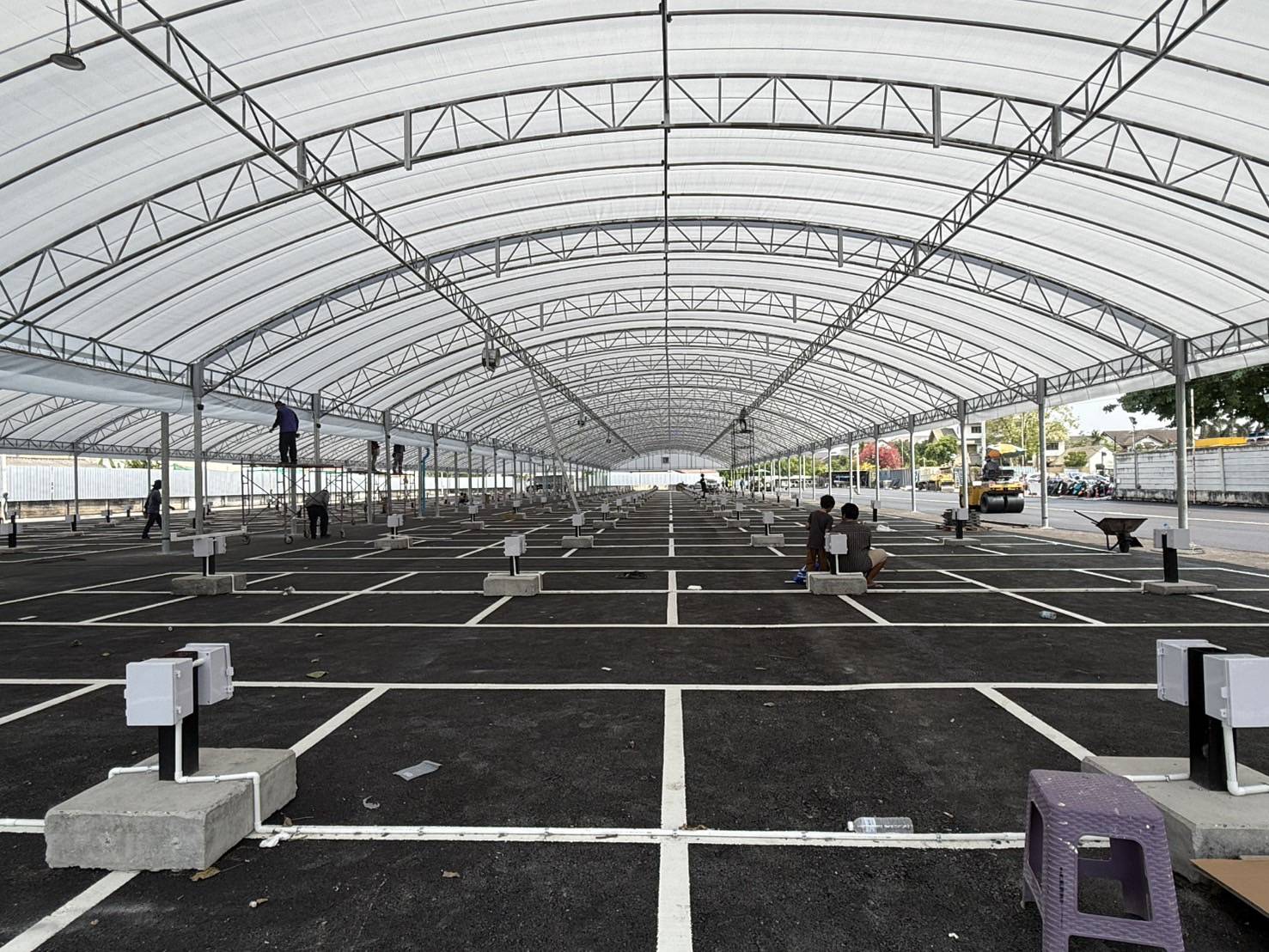 หลังคาผ้าใบ , เต็นท์โกดัง ,Canopy ,Walkway ,หลังคาลานจอดรถ