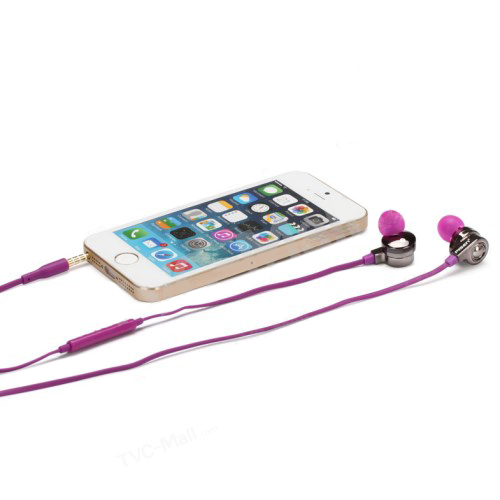 PISEN หูฟังไฮไฟ 2 in 1 ทั้งโทรศัพท์และฟังเพลง G105 ขนาด 3.5 มม. สายแบนนุ่มยาว 80 ซม. ไม่พันกัน ปุ่มปรับระดับเสียง ระบบ Dynamic drive เนื้อเสียงต้นฉบับที่สมดุล ออกแบบตามหลักสรีรศาสตร์สวมใส่แนบสนิทกับหูสวมใส่สบาย สำหรับ iPhone7 / 6 / 6s / 6 Plus / 5 / 5c /