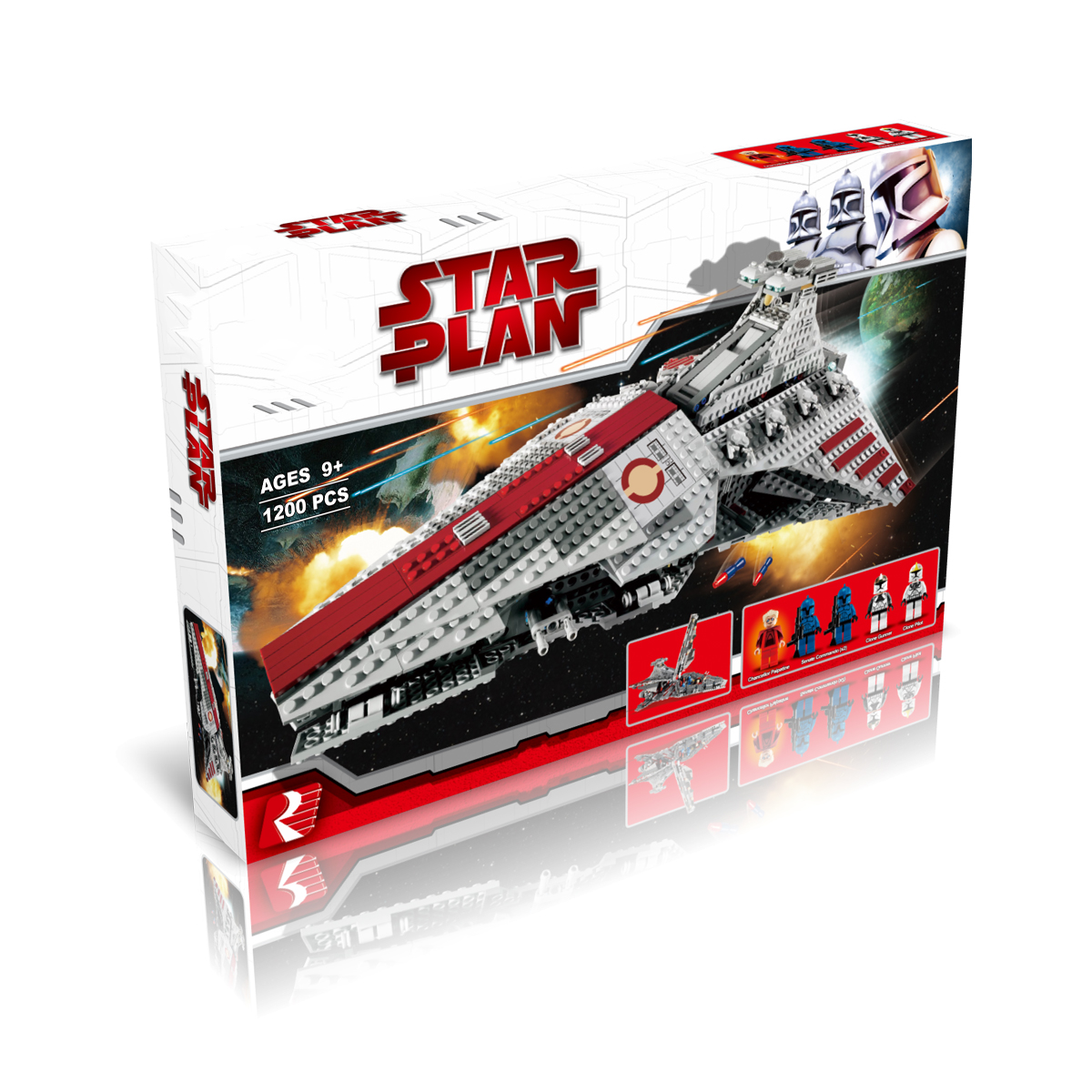 เลโก้จีน KING 81044 ชุด Star Plan Venetor Class Republic Cruisor