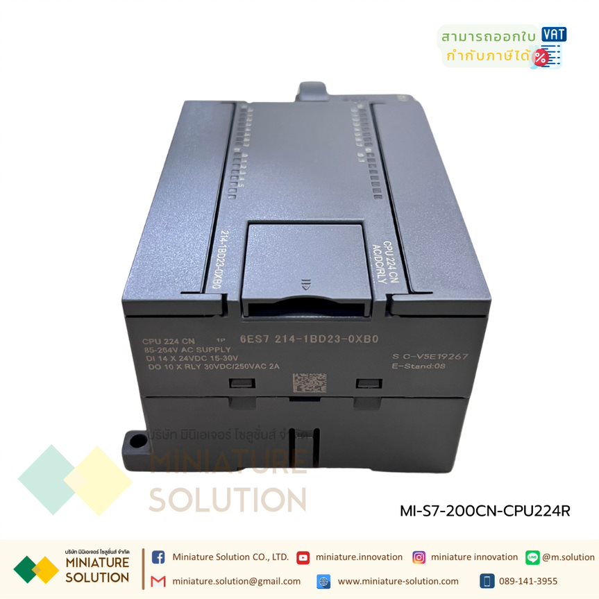 S7-200 CN PLC โมดูล รุ่น CPU224RXP AC/DC/RLY PLC relay output DI14 DO10 220AC Supply 214-1BD23-0XB0