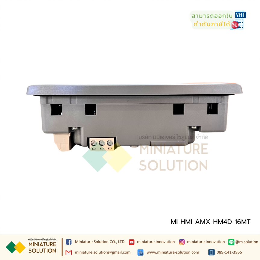 HMI AMSAMOTION 2in1 industrial control all-in-one machine 4-inch PLC FX3U ภายในจอ HMI DI8 DT8 AQ2 (AMX-HM4D-16MT)