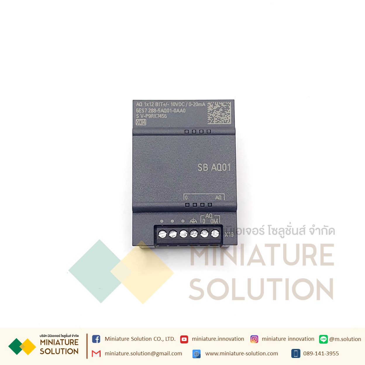 ซีเมนต์ SIMATIC S7-200 SMART PLC CPU SR20 SR30 SR40 ST20 ST30 CR20 SIEMENS analog module AE04 AE08 AM03 AM06 SB CM01 AQ01 AE01 (SB-AQ01)