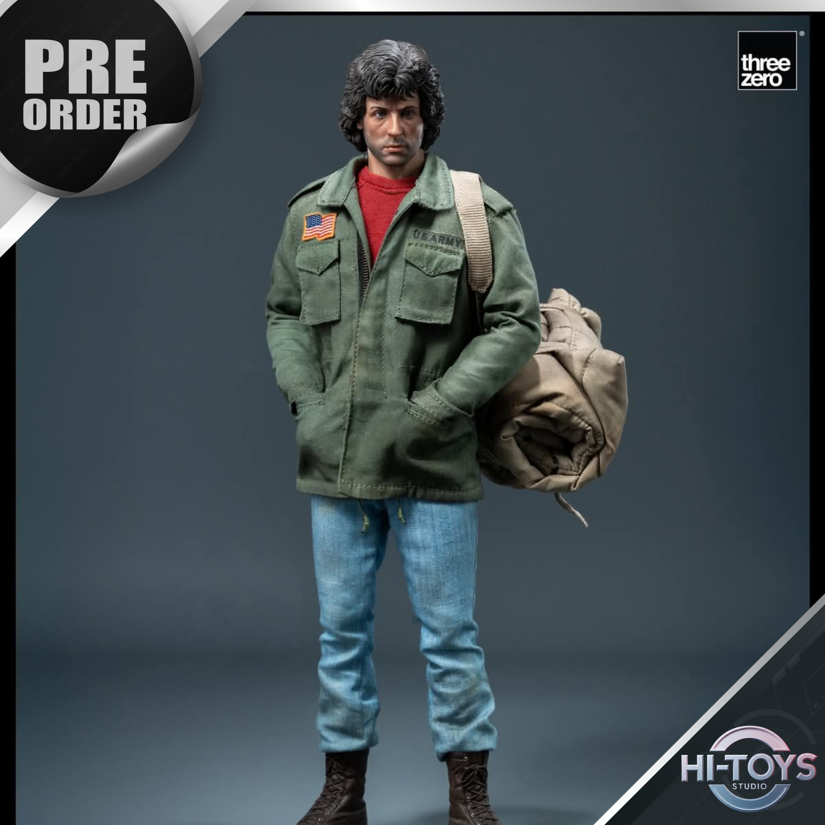 [16-10-2025] PRE ORDER - 𝗧𝗵𝗿𝗲𝗲𝘇𝗲𝗿𝗼 - 1/6 John Rambo Field Jacket