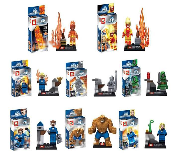 เลโก้จีน SY167 super heroes Fantastic4