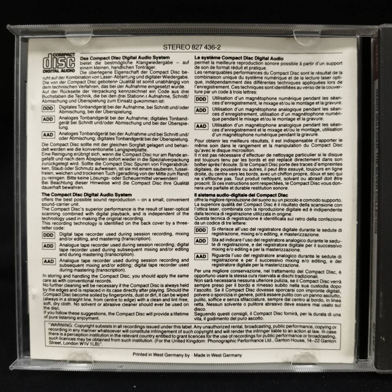 Gerry Mulligan – Gerry Mulligan Meets The Saxophonists (The Silver Collection) / GERMANY / แผ่นเป็นรอย