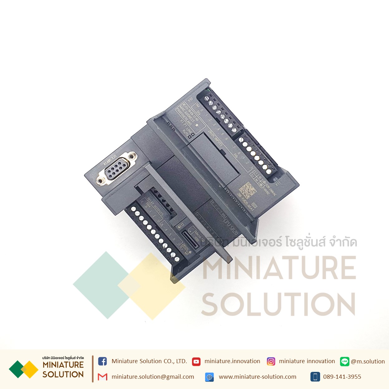 ซีเมนต์ SIMATIC S7-200 SMART PLC CPU SR20 SR30 SR40 ST20 ST30 CR20 SIEMENS analog module AE04 AE08 AM03 AM06 SB CM01 AQ01 AE01 (SR20)