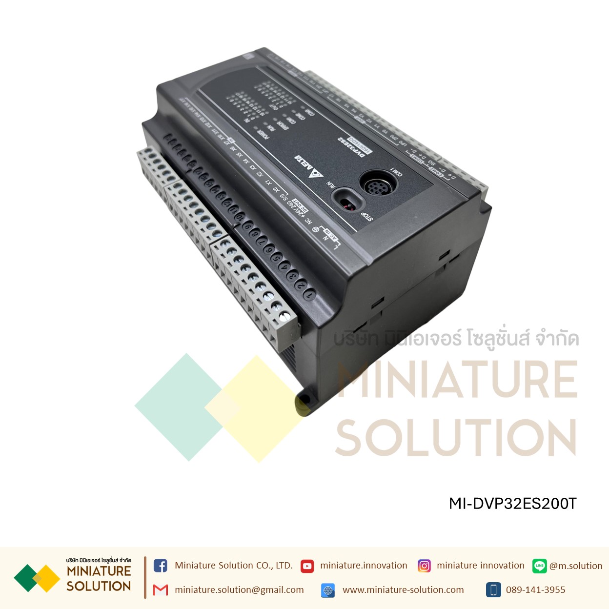 DVP-ES2 Series PLC Delta PLC 8DI/8DO 16DI/8DO 16DI/16DO 220V (Transistor) Built-in RS-232 and RS-485 Ports
