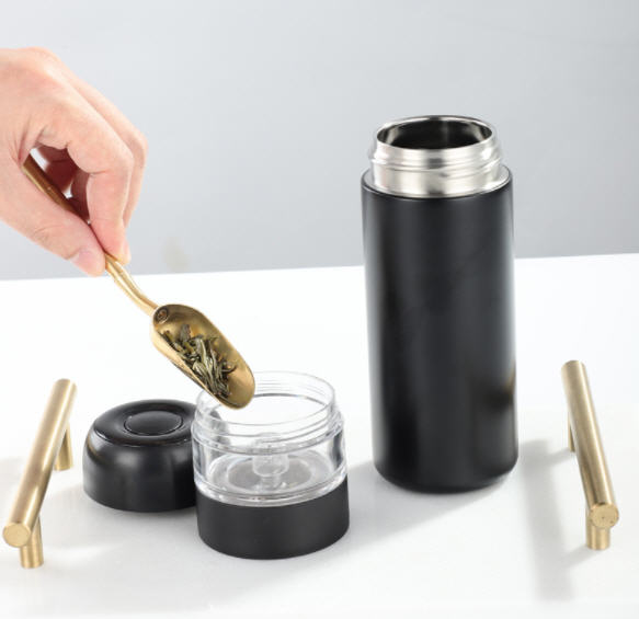 กระบอกน้ำกรองชาในตัว,แก้วน้ำกรองชา,กระบอกน้ำที่กรองชา,กระบอกน้ำชงชา