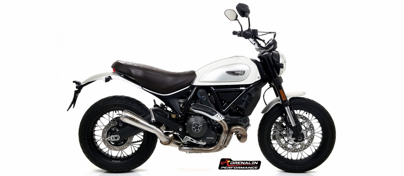 ท่อ Arrow รุ่น Pro race พร้อมหม้อพักกลาง เพิ่มกำลังอัด สำหรับ Scrambler 800 ทุกรุ่น (For Exhibition only)